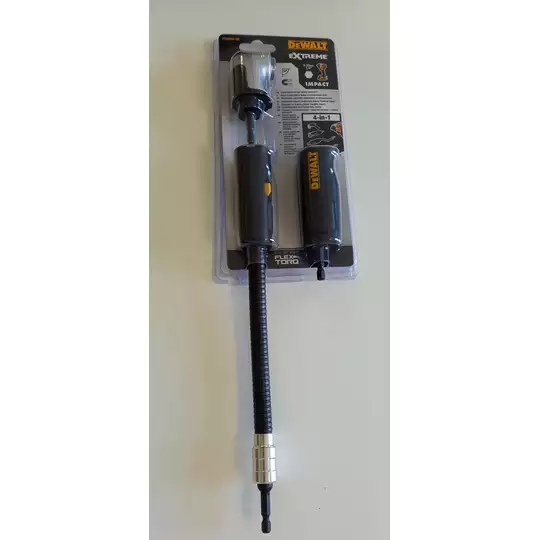 elastyczna udarowa przedłużka magnetycza do wkręcania 1/4" 4w1 do wiertarki DeWALT [DT20502-QZ]