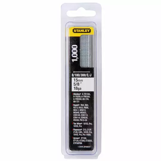 gwoździe do zszywacza 12mm, typ J, 1000 szt. Stanley [1-SWK-BN050T]