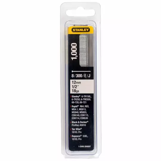 gwoździe do zszywacza 12mm, typ J, 1000 szt. Stanley [1-SWK-BN050T]
