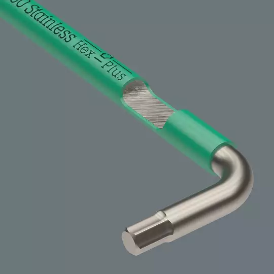 komplet 9 kluczy trzpieniowych ze stali nierdzewnej do śrub imbusowych calowy, Hex-Plus Multicolor Imperial Stainless 1 Wera [05022860001]