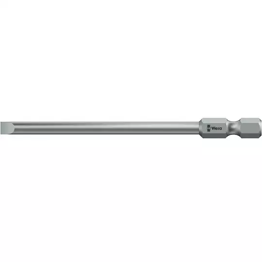 końcówka płaska 1/4" do wkrętów z rowkiem, rozmiar 0,8x4,0x70mm, WERA [05059478001]