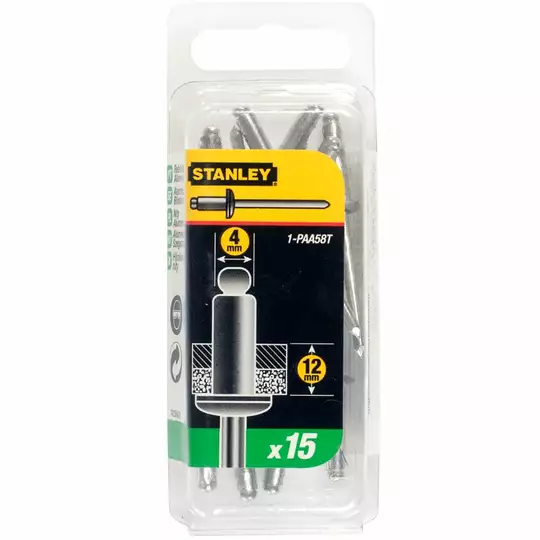 nity zrywalne, aluminiowe 3x6mm, opakowanie 20szt., Stanley [1-PAA44T]