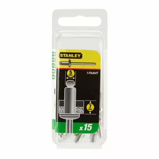 nity zrywalne, aluminiowe 5x6mm, Stanley [1-PAA64T] opakowanie 15szt.