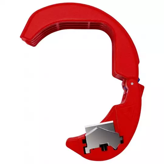 obcinak do rur z tworzywa i tulejek uszczelniających, średnica od 20 do 50 mm, Knipex [90 22 10 BK]