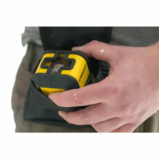 samopoziomujący laser krzyżowy z wiązką zieloną, CUBIX, Stanley [STHT77499-1] zasięg do 16m,