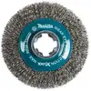 tarczowa szczotka druciana, do czyszczenia stali nierdzewnej, 115/0,50mm, X-Lock, Makita [D-73352]