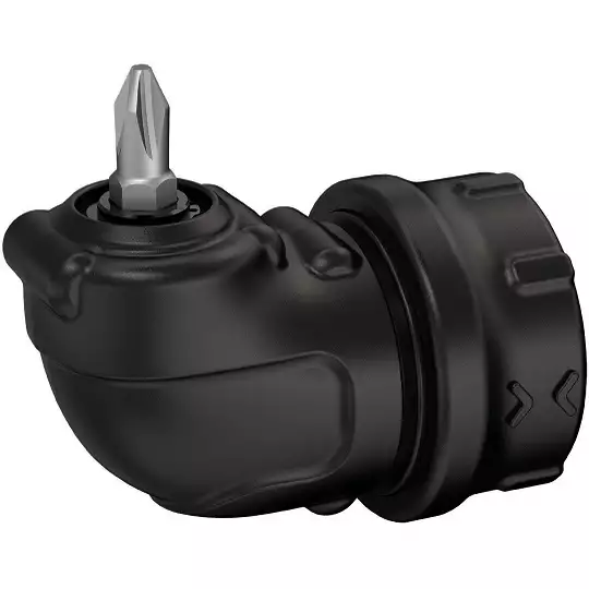 wkrętak akumulatorowy 1/4" z dodatkową głowicą kątową Black+Decker [CS3652LC-QW] 3,6V Li-Ion, 1,5Ah