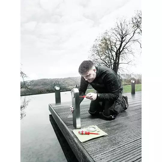 wkrętak krzyżowy Pozidriv ze stali nierdzewnej w izolacji VDE, rozmiar PZ1, Kraftform, 3165 i PZ Wera [05022740001]