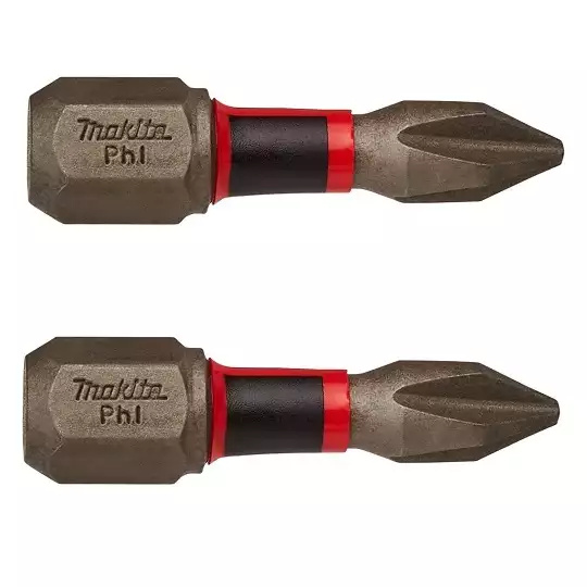 zestaw 2 szt. końcówek udarowych 1/4" Philips PH1/25mm, Impact PREMIER MAKITA [E-03121]
