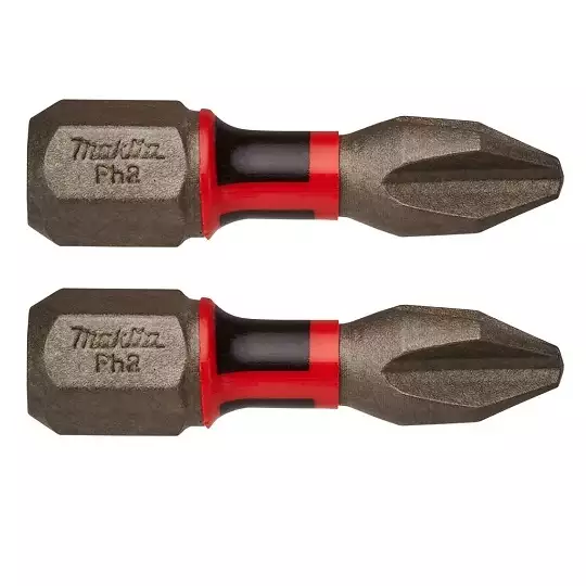 zestaw 2 szt. końcówek udarowych 1/4" Philips PH2/25mm, Impact PREMIER MAKITA [E-03137]