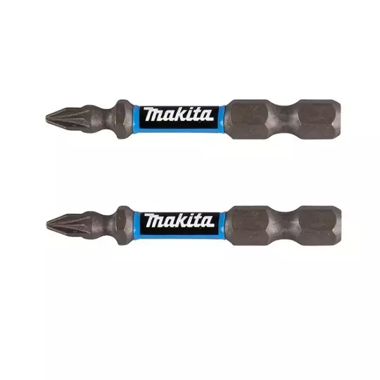 zestaw 2 szt. końcówek udarowych 1/4" Pozidrive PZ1/50mm, Impact PREMIER MAKITA [E-03296]