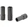 zestaw 3 szt. nasadek udarowych 1/2", 6-kątnych długich cienkościennych, 17-21 mm, Facom [NSB.3]
