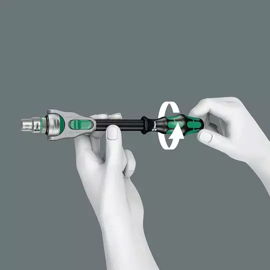 zestaw 43 szt. kluczy nasadowych i końcówek z grzechotką Kraftform 8100 SB 2 Zyklop Speed 3/8" Wera [05003594001]