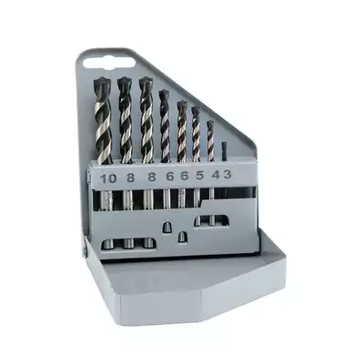 zestaw 8szt. wierteł widiowych do betonu Profi Beton, 2-krawędziowe, PKSB 8 Alpen [0022700201100]