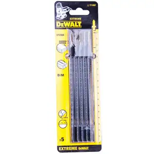 5 brzeszczotów 180mm do cięcia płyt warstwowych i metalu DeWALT [DT2084-QZ]
