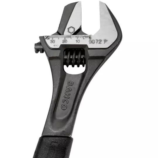 klucz nastawny szwedzki 257mm 10" z dwukierunkową szczęką 33mm Ergo BAHCO [9072 P]