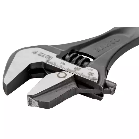 klucz nastawny szwedzki 257mm 10" z dwukierunkową szczęką 33mm Ergo BAHCO [9072 P]