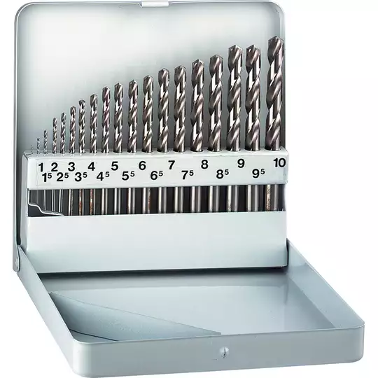 komplet wierteł HSS-Co 19szt. [KM-19-HSS-Co]