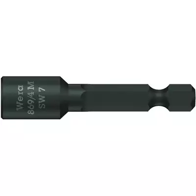 końcówka nasadowa z magnesem 1/4" do śrub 7/50mm, Wera [05060422001]
