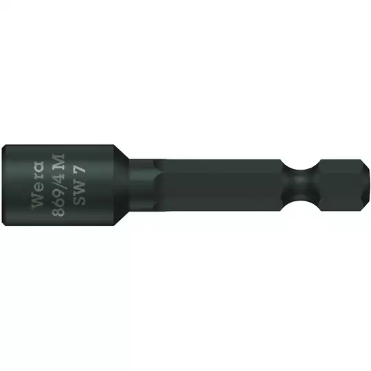 końcówka nasadowa z magnesem 1/4" do śrub 7/50mm, Wera [05060422001]