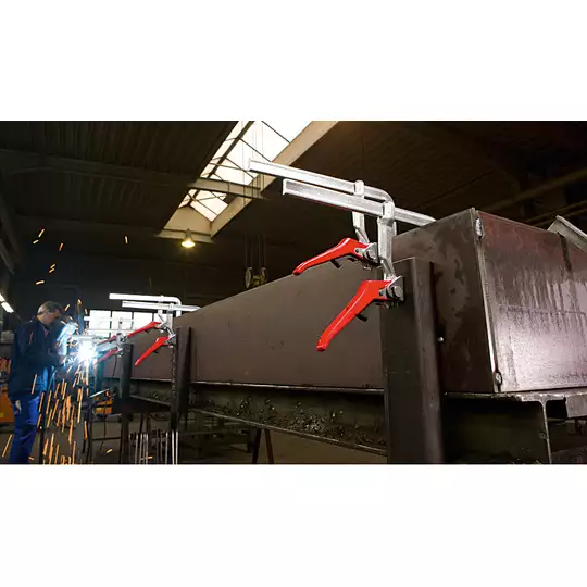 ścisk ślusarski dźwigniowy stalowy 600x120mm Bessey [GH60]