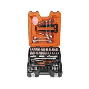 zestaw kluczy, nasadek ręcznych i udarowych 1/2' 1/4' 94 szt. BAHCO [S87+7]