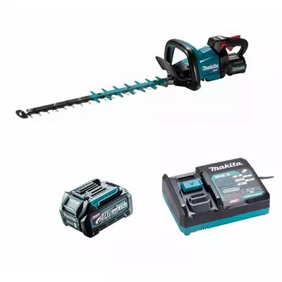 Akumulatorowe nożyce do żywopłotu 40V max, długość cięcia 60cm, Makita [UH004GD201] 2x2,5Ah, Li-Ion, XGT