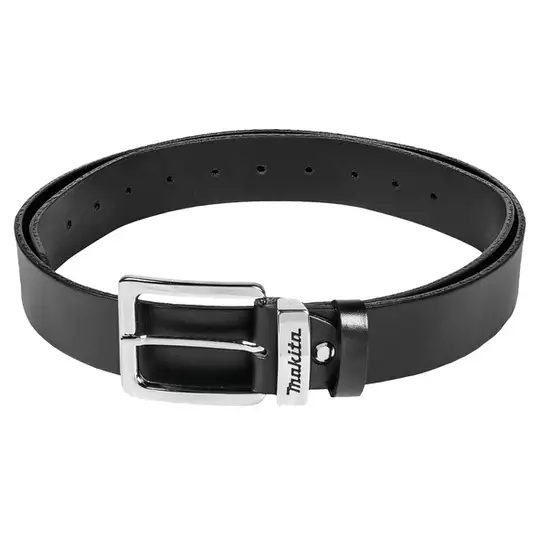 PASEK SKÓRZANY CZARNY Z LOGO MAKITA [E-05365] ROZMIAR L