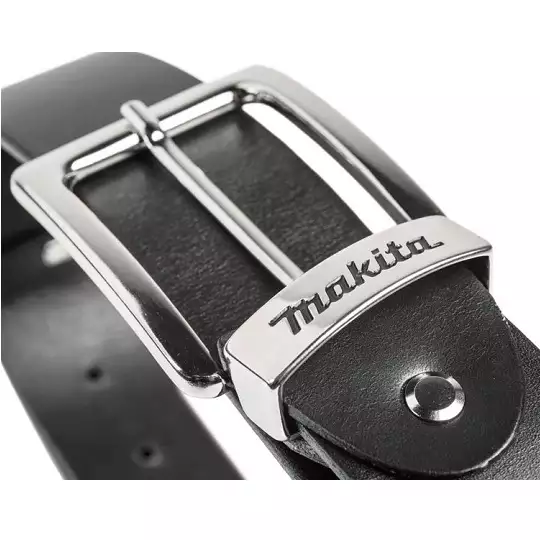 PASEK SKÓRZANY CZARNY Z LOGO MAKITA [E-05365] ROZMIAR L