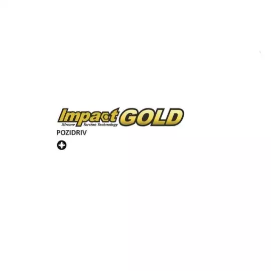 PODWÓJNA KOŃCÓWKA UDAROWA POZIDRIV PZ1/90MM, IMPACT GOLD MAKITA [B-45244]