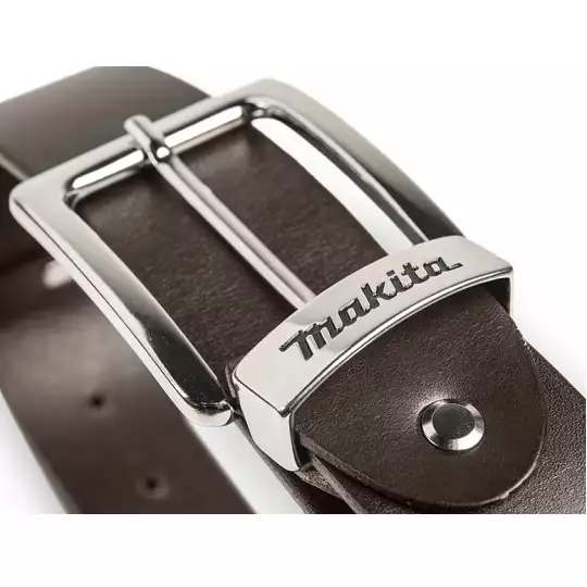Pasek skórzany brązowy z logo Makita [E-05371] rozmiar M
