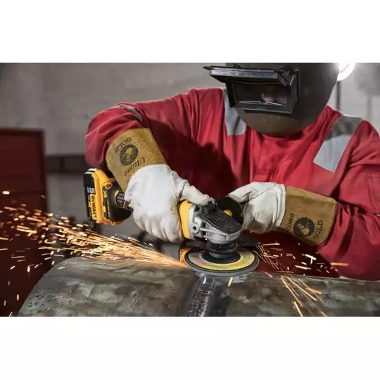 akumulatorowa bezszczotkowa szlifierka kątowa 125mm, 18V Li-Ion 2x5,0Ah DeWALT [DCG405P2]