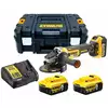 akumulatorowa szlifierka kątowa 125mm, 18V XR, DeWALT [DCG405P3-QW] 3x5,0Ah, Li-Ion