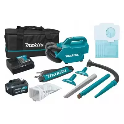 akumulatorowy odkurzacz samochodowy 12V max (10,8V) Makita [CL121DSM] 4,0Ah, Li-Ion, CXT