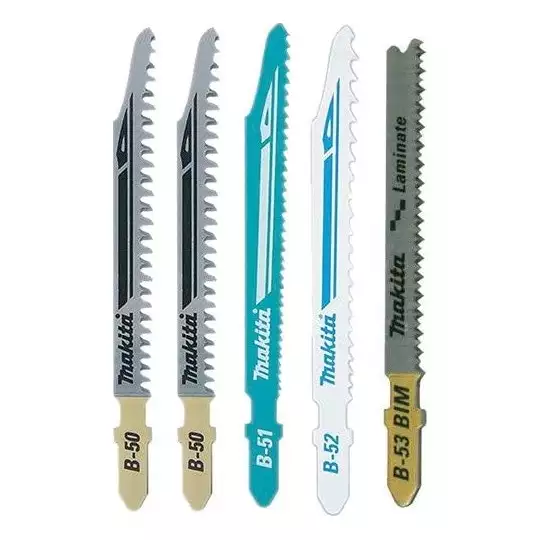 brzeszczoty do wyrzynarek do cięcia drewna, plastiku, sklejki i metalu, 5szt. Makita [B-48527]
