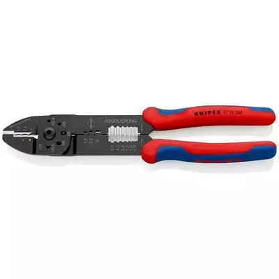 szczypce do zagniatania, zakres 0,5-6mm², Knipex [97 22 240]