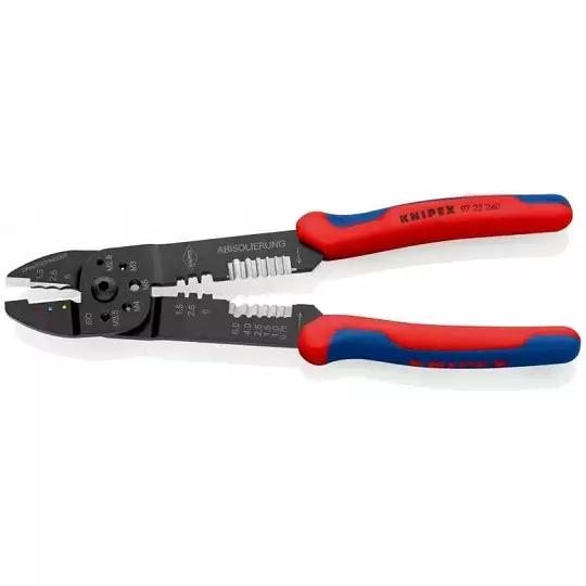 szczypce do zagniatania, zakres 0,5-6mm², Knipex [97 22 240]