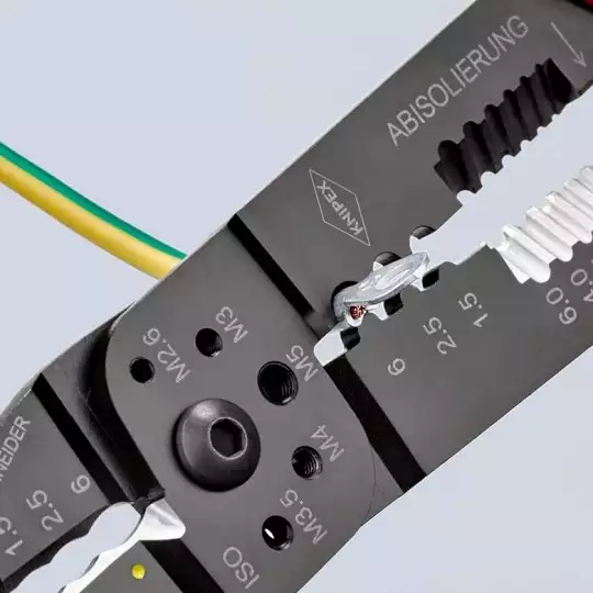 szczypce do zagniatania, zakres 0,5-6mm², Knipex [97 22 240]