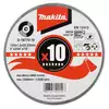 tarcza do cięcia metalu, 125/22,23/1,2mm, Makita [D-18770-10] 10 sztuk