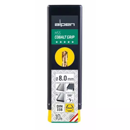 wiertło kobaltowe HSS-Co 1,0mm [613001001]