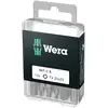zestaw 10szt. końcówek 1/4" do wkrętów z gniazdem TORX-Plus, rozmiar TX25/25mm, Wera [05072409001]