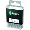 zestaw 10szt. końcówek 1/4" do wkrętów z gniazdem TORX-Plus, rozmiar TX30/25mm, Wera [05072411001]
