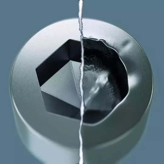 zestaw 3szt. końcówek imbusowych 1/4" HEX-Plus, Wera [05073344001] rozmiary 4/25mm, 5/25mm, 6/25mm 