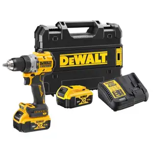 akumulatorowa wiertarko-wkrętarka udarowa XR, Li-Ion 18V/2x5,0Ah, 90Nm, TStak, Dewalt [DCD805P2T-QW]