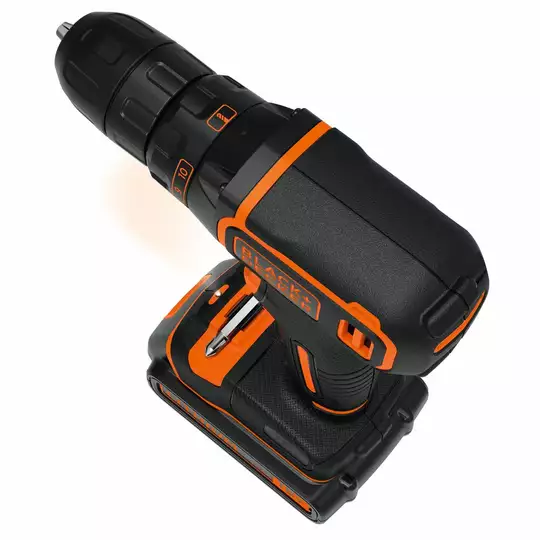 akumulatorowa wiertarko-wkrętarka 18V Li-Ion, 2x1,5AhBlack+Decker [BDCDC18B-QW] 