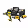 akumulatorowa wkrętarka do płyt G-K XR 18V Li-Ion 1,7Ah POWERSTACK DeWalt [DCF620E1K-XJ]