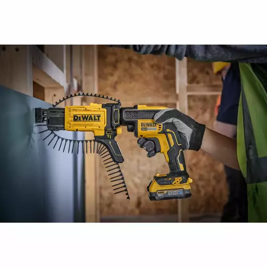akumulatorowa wkrętarka do płyt G-K XR 18V Li-Ion 1,7Ah POWERSTACK DeWalt [DCF620E1K-XJ]