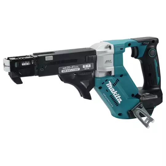 akumulatorowa wkrętarka z magazynkiem do płyt G-K, 18V, Makita [DFR452Z] Li-Ion