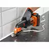 akumulatorowe narzędzie wielofunkcyjne 18V Li-Ion 1x2,0Ah BLACK+DECKER [BDCOS18D1K-QW] + 20 akcesoriów,