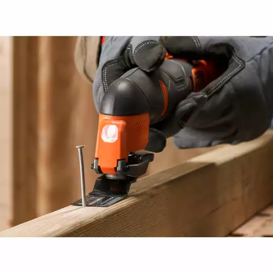 akumulatorowe narzędzie wielofunkcyjne 18V Li-Ion 1x2,0Ah BLACK+DECKER [BDCOS18D1K-QW] + 20 akcesoriów,